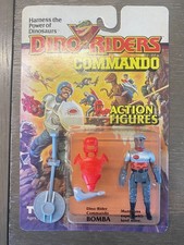 DinoRiders COMMANDO BOMBA WITH WEAPONS