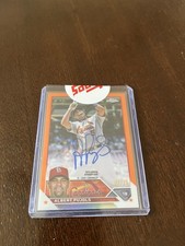 2023 Topps Chrome Albert Pujols Sealed Orange Refractor Auto /25