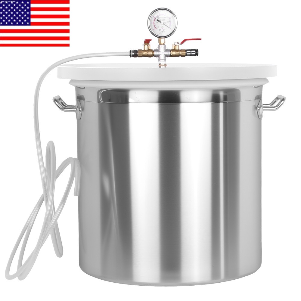 304 Stainless Steel Vacuum Degassing Chamber Without Pump for Wood Stabilization