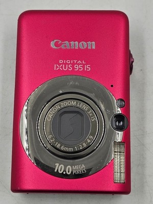 Canon Ixus 95 IS 10,0 MP Digitale Kamera Rot - Funktioniert