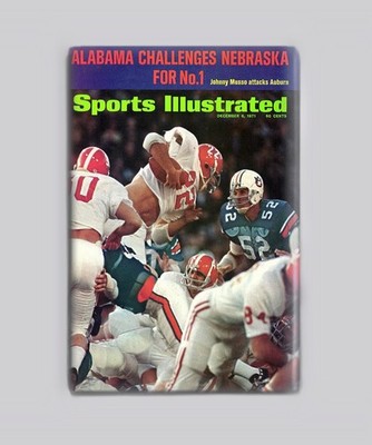 Alabama Johnny Musso Sports Illustrated 1971 -  2''x3'' Fridge MAGNET (football)