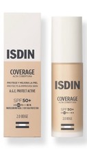 ISDIN Coverage SPF50 Foundation 2.0 Beige   High Coverage, Matte Finish, 30ml