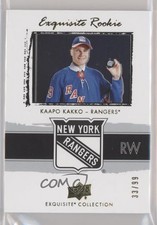2019-20 Black Diamond Exquisite Collection 03-04 Retro 33/99 Kaapo Kakko a2v