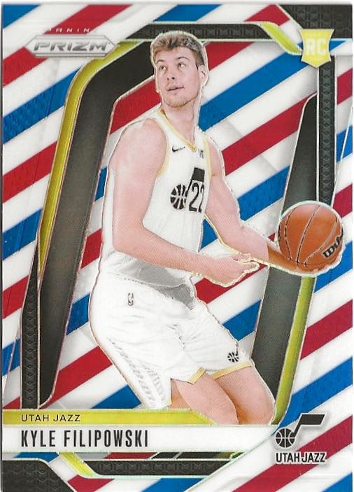 2024-25 Panini Prizm Kyle Filipowski #263 Red White Blue Prizm SP RC Utah Jazz