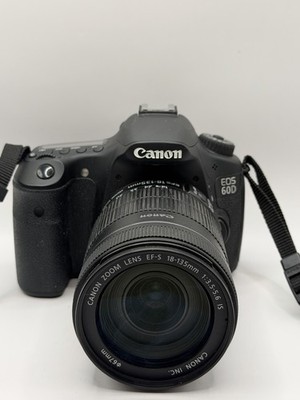 Canon EOS 60D 18MP DSLR Camera w/ EF-S 18-135mm IS Lens