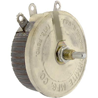 1PC OHMITE RKS200E Rheostat,WW,Rest 200 Ohms,Pwr-Rtg 100 W,Cur-Rtg 0.707 A,Lug,