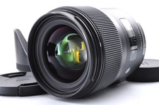 MINT w/caps.Hood Sigma Art 35mm f/1.4 DG HSM Lens for Nikon From JPN DDP 454
