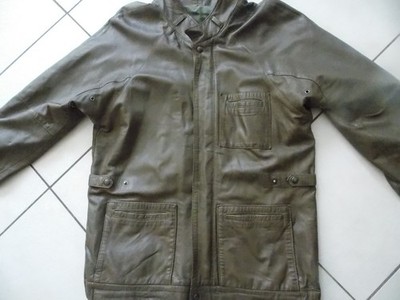 Herren Lederjacke Khaki Gr. 48 Mory