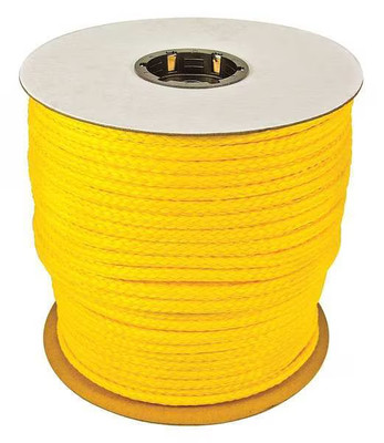 Zoro Select 610080-01000-111 Rope,1000Ft,Yllw,122Lb.,Polyprpylne