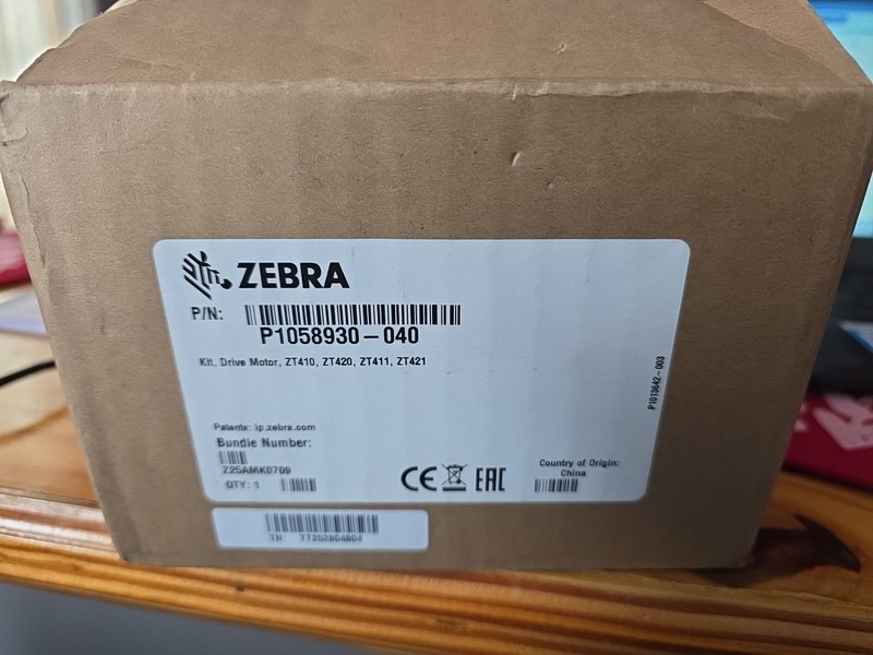 Genuine Zebra P1058930-040 Stepper Drive Motor for ZT400 Series Label Printers