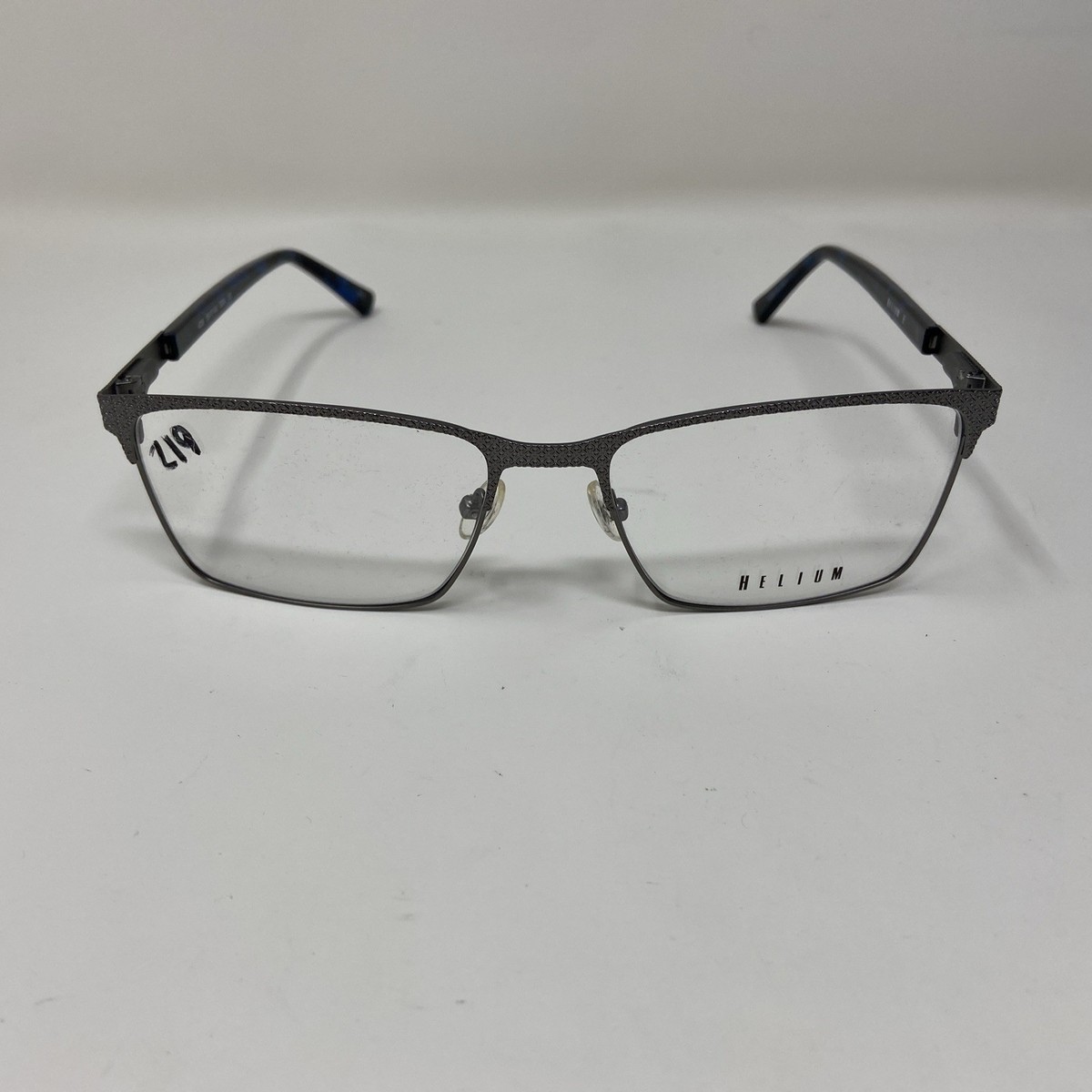 Helium Glasses ? Helium Paris Designer Eyeglasses 4132R in Black/Gunmetal  main image 3