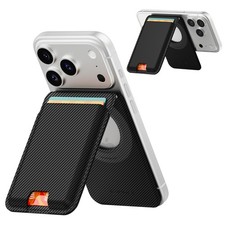 Magnetic Wallet Stand for MagSafe, 3-, Carbon Black