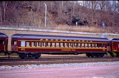 Reading & Northern coach #311 ex EL-Pennsylvania RR @ Jim Thorpe PA.-Kodak slide