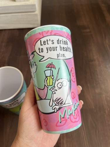 Maxine Hallmark Set Of 3 Party Cups Plastic Drinkware Sarcastic Old Age Funny - Picture 7 of 7