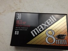 NEW Maxell 8mm GX-MP P6-30 High Quality Camcorder Video Cassette Tape