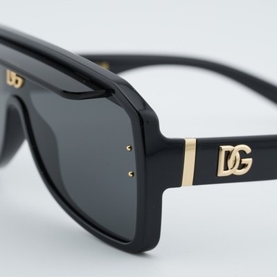 D&G Women Sunglasses Black Grey DG6205 501/87 NEW AUTHENTIC Dolce&Gabbana DG6205 XXL (0 - 137) with Grey lenses and  main image 4