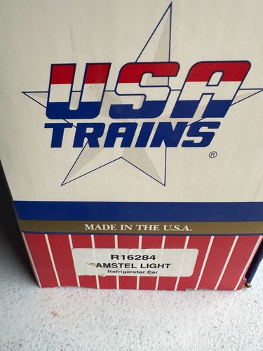 USA Trains R-16284 Amstel Light Beer Reefer G Scale NIB - Picture 3 of 3