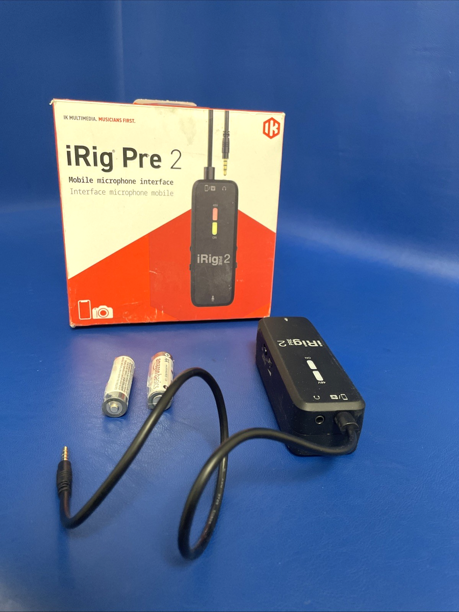 iRig Pre 2 モバイル マイクロフォン インターフェイス 【公式通販】