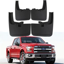 Front and Rear Mudguard Splash Mud Flaps 4PCS for Ford F150 F-150 2015-2020