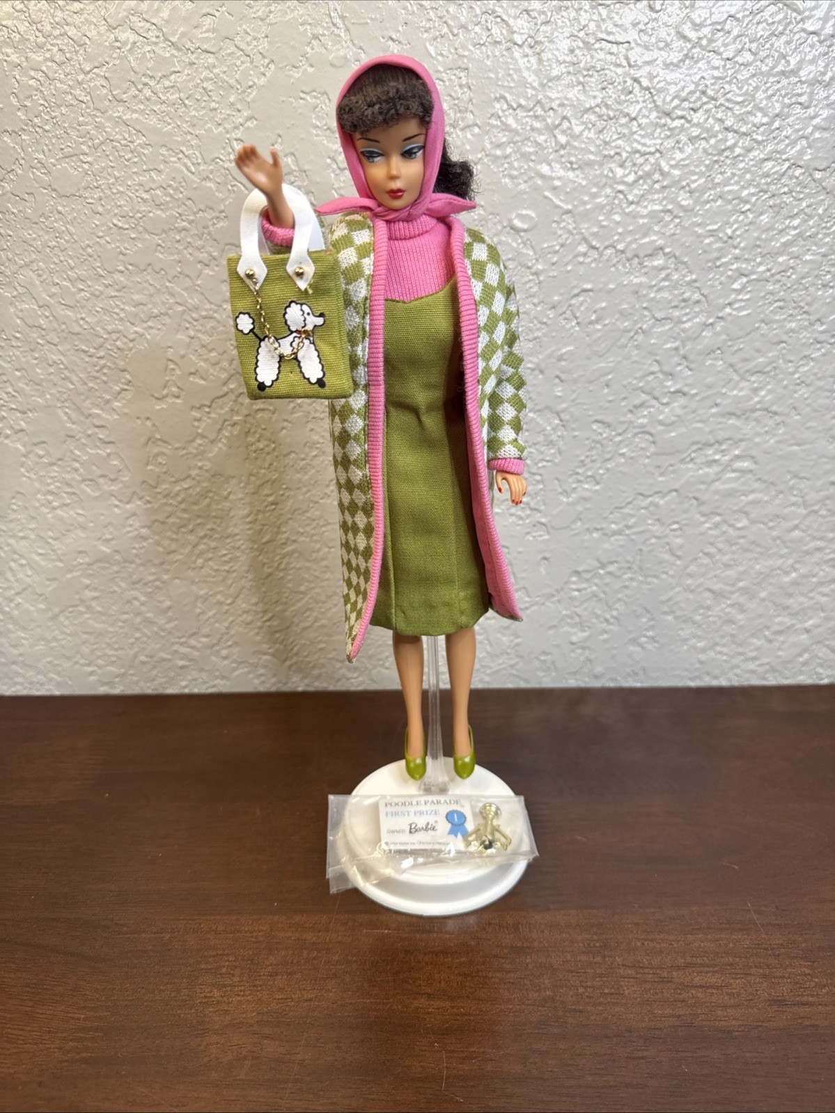 Barbie Poodle Parade Outfit, Shoes And Accessories Only No Doll Included