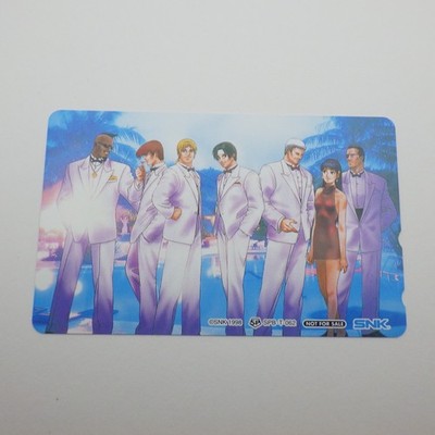 Japanese Telephone Card The King of Fighters '98 - Kyo Iori Athena HEAVY D!