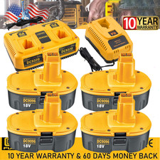 2PACK 18 Volt For DeWalt 18V 7.0Ah Battery or Charger DC9096 DC9099 DC9096-2