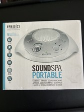 Compact White Noise Sound Machine for Baby Sleep - 6 Soothing Sounds in Silver