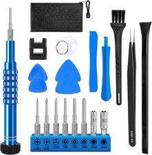 21PC GISVAR Repair Tool Kit for Nintendo Xbox Switch PS3 PS4 PS5 Controller,