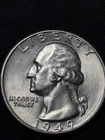 1949 D Washington Quarter 90% Silver Amazing Condition United States