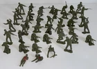 Vintage Lot of Louis Marx WW2 Recast Reissue Figures