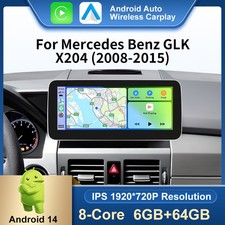 10,25" Android 14 Autoradio F&uuml;r Mercedes GLK-Klasse X204 NTG4.0 CarPlay 64GB DSP