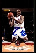 Signed Basketball Card Auto Reggie Evans 2009-10 Panini #48 Toronto Raptors