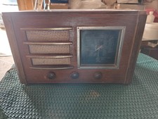 Poste Radio TSF vintage A Lampes Stir à aiguille, bois