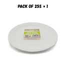 Pps Paper Plates White 23cm. 25s × 1