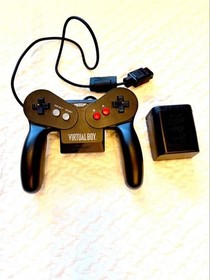 Nintendo Virtual Boy VB Console VUE-S-RA with Box 3 Games Set Tested