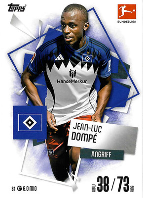 Match Attax Bundesliga 25/26 Basis Karten zum Aussuchen aus Nr. 1 bis 234
