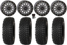 System 3 SB-6 15" Wheels Gm (5+2) 35" Roctane STX Tires Can-Am Defender