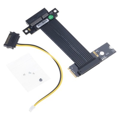 M.2 NVMe to PCIE Extension Cable Data Transfer 64Gbps Extender