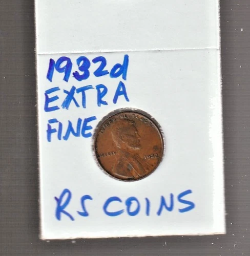 1932D   XF LINCOLN  CENT ~ TOUGH to get HI GRADE  **EXTRA FINE** #23O  free ship