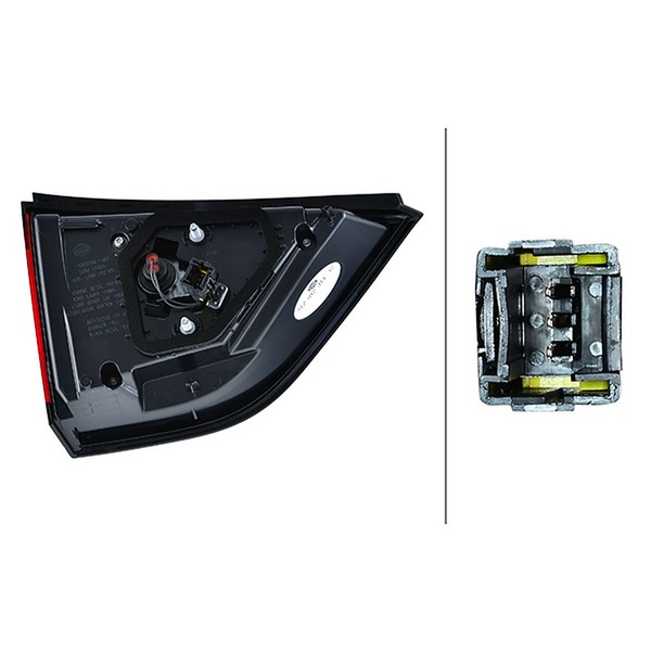 Hella Heckleuchte RüCkleuchte FüR Renault Grand Scenic IV R9 Innen Rechts-image