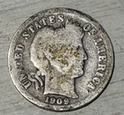 1909 O Barber Dime 10c New Orleans Mint Rare Nice Coin For An Album