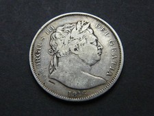 1816 George III 3rd Silver Halfcrown Half Crown Coin Bull Head