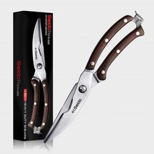 Seido Knives 4" Pro Kitchen Shears - High-Carbon Stainless Steel, Detachable