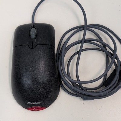 Microsoft Wheel Mouse Optical USB Wired Mouse X802382 Black Classic PC Mouse OEM
