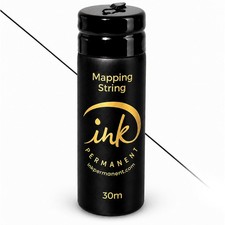 Black Brow Mapping String Pre-Inked Mapping String for Permanent Makeup