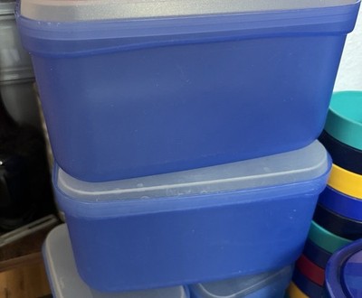 Tupperware Set 2790 Swing Box 2,2 Liter Vorratsdose blau
