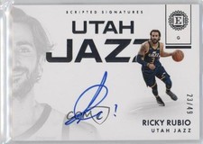 2017-18 Panini Encased Scripted Signatures 23/49 Ricky Rubio #SS-RRB Auto 11t8