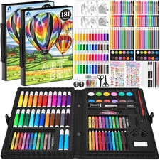 2PCS Art Kit Drawing Painting Art Supplies for Kids Girls Boys Teens Gifts Art S