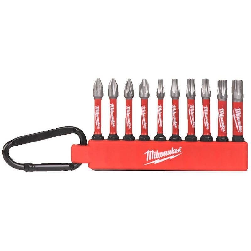 Milwaukee - Shockwave Impact Duty Screwdriver Bit Carabiner Set Variety Pack