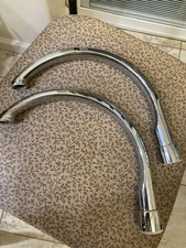 Delta Waterfall Single High-arc Kitchen Spout 2 Pieces CHROME RP21462 Scratches